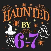 Aunted By 6-7 Halloween Math Teacher 67 Meme Beanie thumb 2