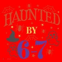 Aunted By 6-7 Halloween Math Teacher 67 Meme Santa Hat thumb 1