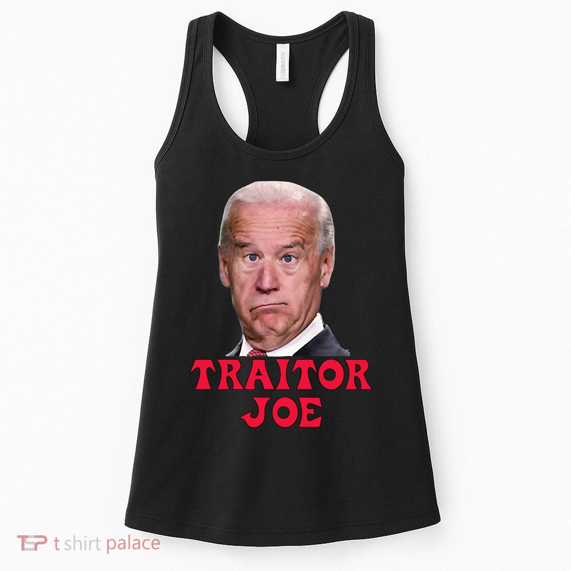 Anti Biden AntiBiden Pro Trump 2024 ProTrump Funny Traitor Joe Meme Women's Tank Top