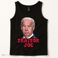 Anti Biden AntiBiden Pro Trump 2024 ProTrump Funny Traitor Joe Meme Tank Top thumb 2