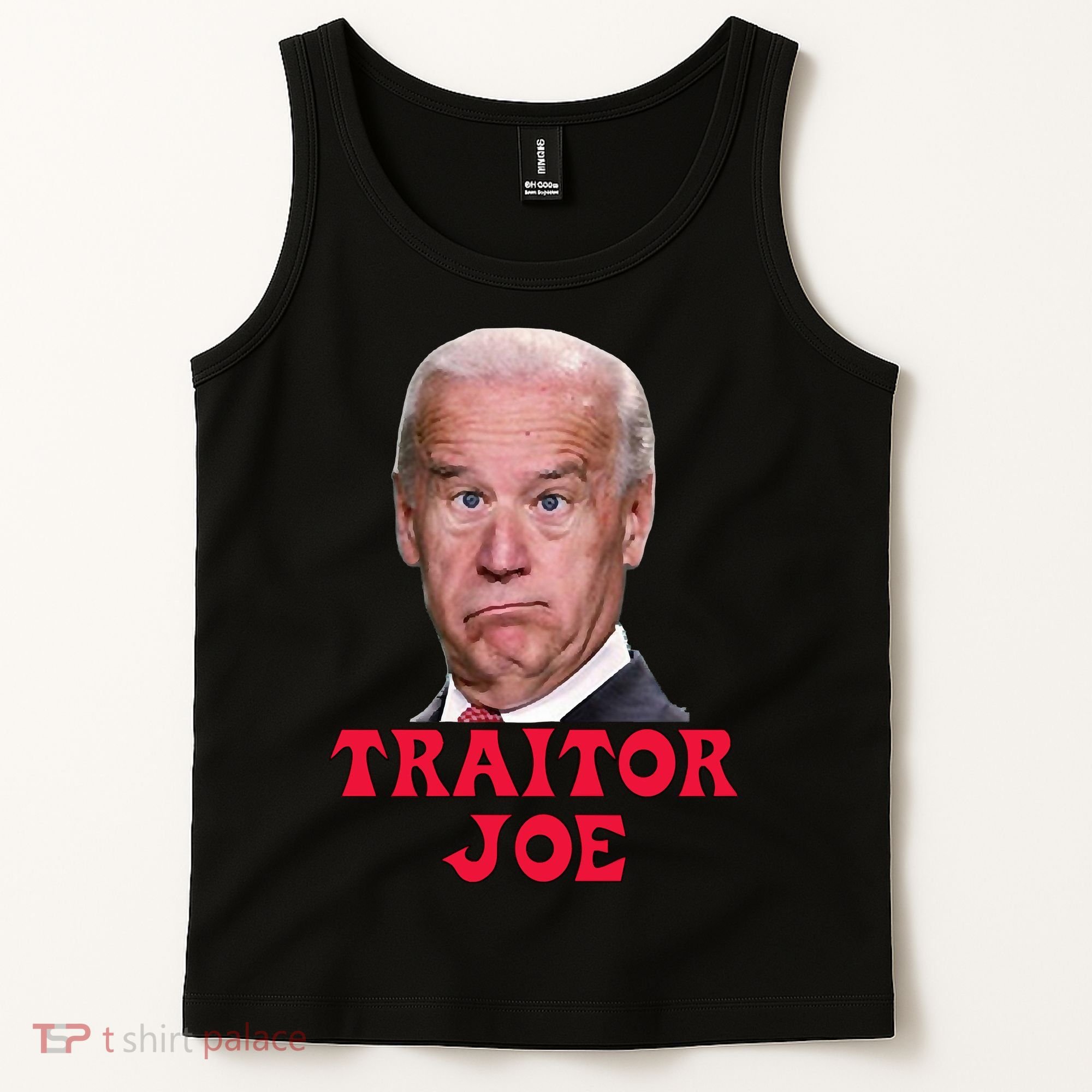Anti Biden AntiBiden Pro Trump 2024 ProTrump Funny Traitor Joe Meme Tank Top
