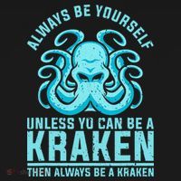 Always Be A Kraken Funny Crypto Doggie Tank thumb 4