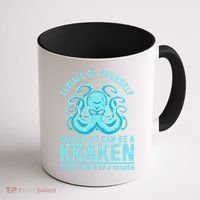 Always Be A Kraken Funny Crypto Coffee Mug thumb 1