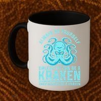Always Be A Kraken Funny Crypto Coffee Mug thumb 2