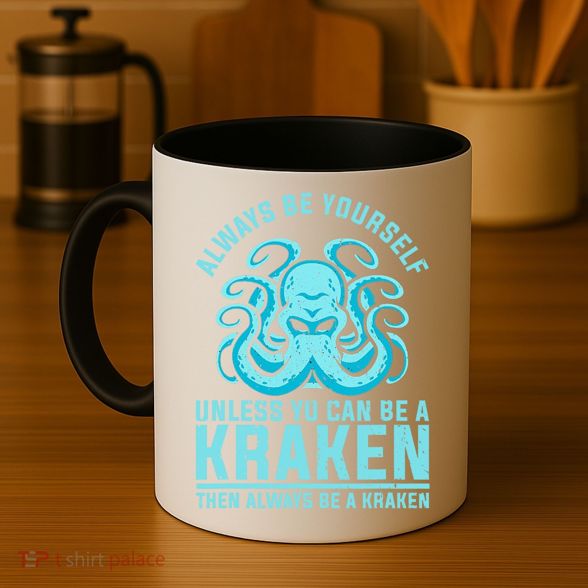 Always Be A Kraken Funny Crypto Coffee Mug