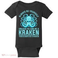 Always Be A Kraken Funny Crypto Baby Bodysuit thumb 0