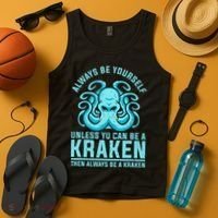 Always Be A Kraken Funny Crypto Tank Top thumb 4