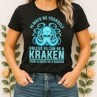 Always Be A Kraken Funny Crypto Women's T-Shirt thumb 2