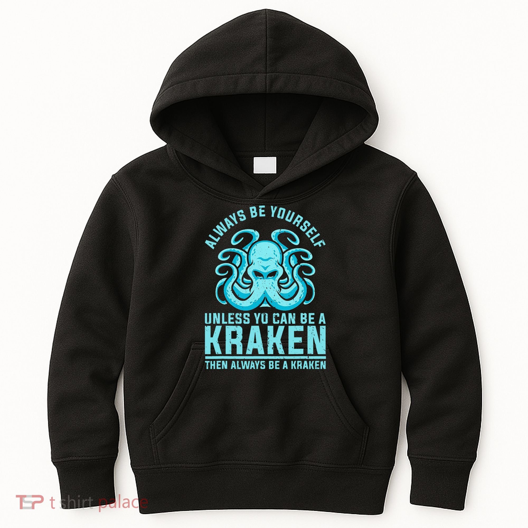 Always Be A Kraken Funny Crypto Kids Hoodie