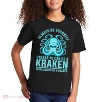 Always Be A Kraken Funny Crypto Kids T-Shirt thumb 2