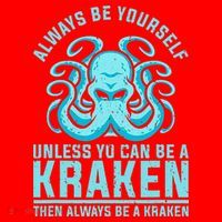 Always Be A Kraken Funny Crypto Santa Hat thumb 1