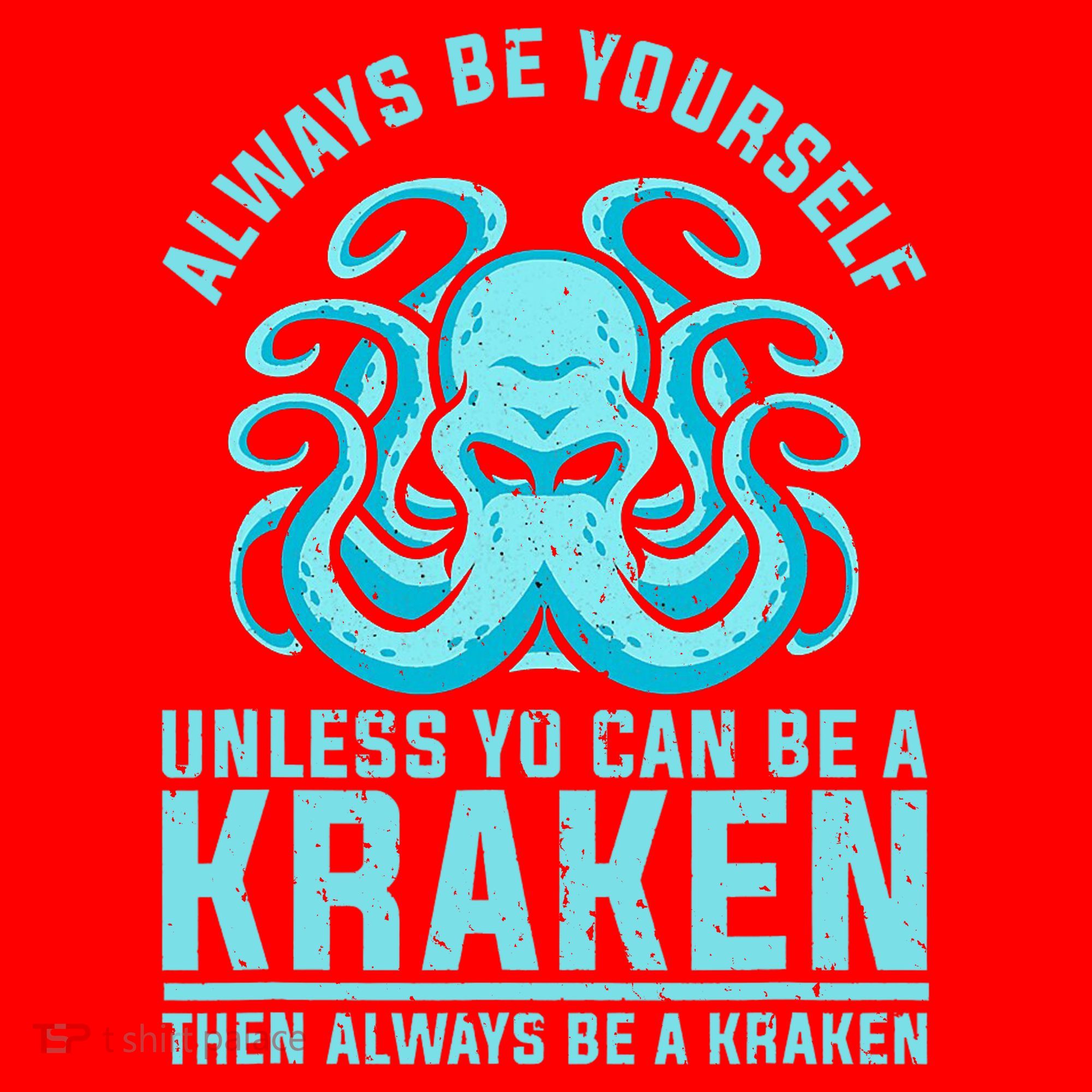 Always Be A Kraken Funny Crypto Santa Hat