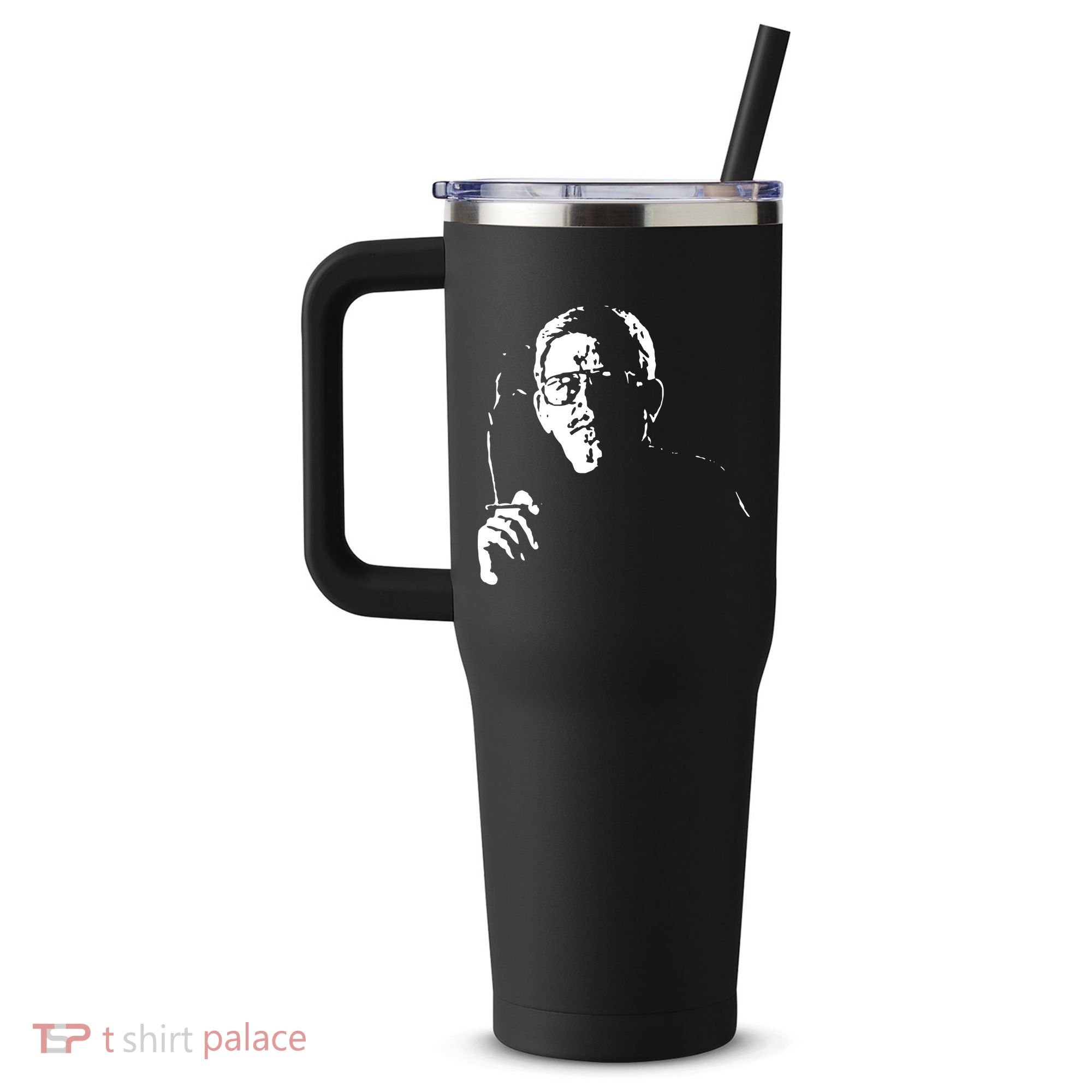 Art Bell 40oz Vacuum Insulated Stainless Steel Travel Tumbler