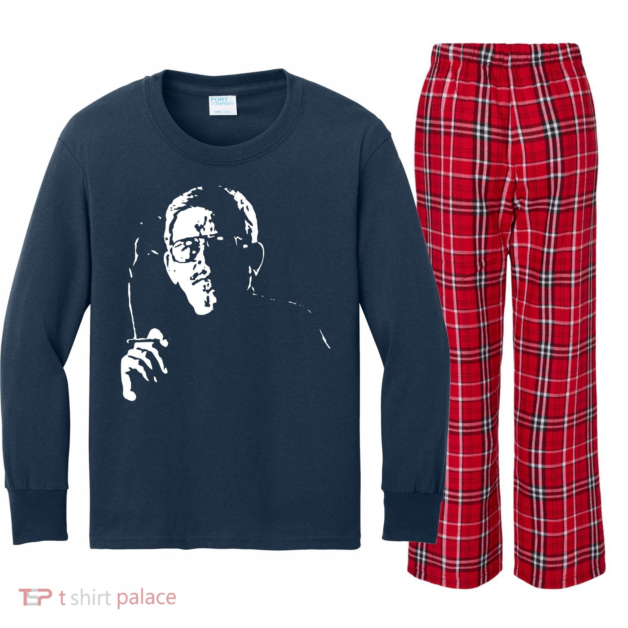 Art Bell Kids Long Sleeve Plaid Pajama Set