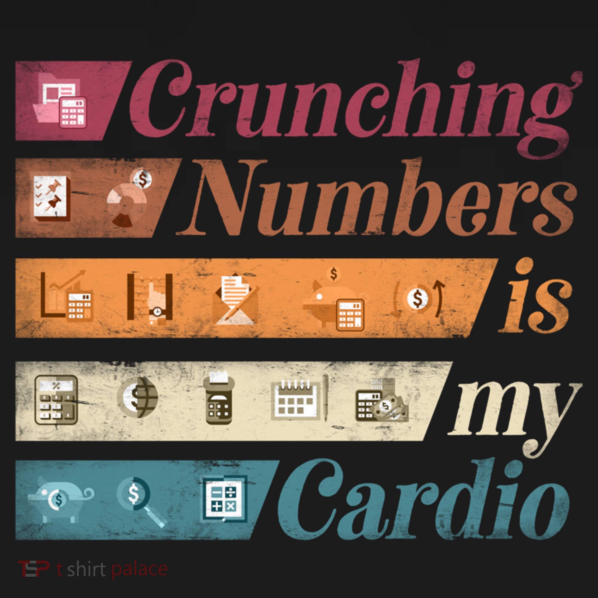 Accountant Bookkeeper Accounting Crunching Numbers Funny Cool Gift USA-Made Doggie Bandana