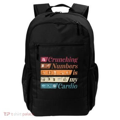 Accountant Bookkeeper Accounting Crunching Numbers Funny Cool Gift Backpack
