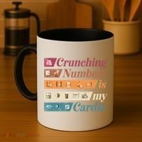 Accountant Bookkeeper Accounting Crunching Numbers Funny Cool Gift Coffee Mug thumb 4