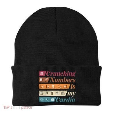 Accountant Bookkeeper Accounting Crunching Numbers Funny Cool Gift Beanie