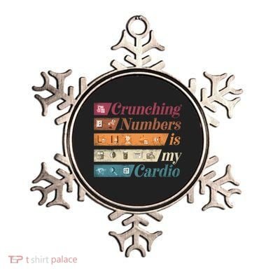 Accountant Bookkeeper Accounting Crunching Numbers Funny Cool Gift Ornament