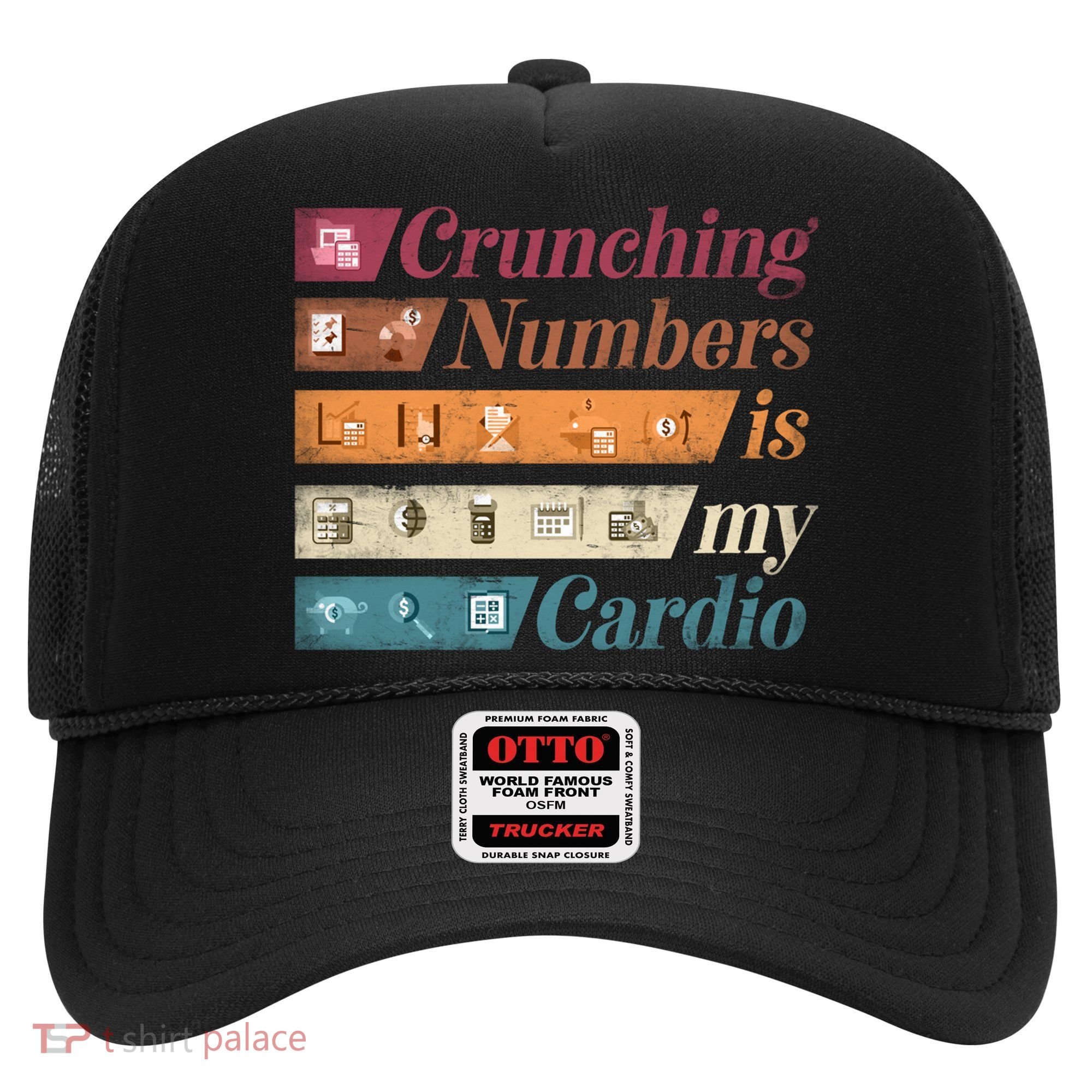 Accountant Bookkeeper Accounting Crunching Numbers Funny Cool Gift Hat