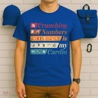 Accountant Bookkeeper Accounting Crunching Numbers Funny Cool Gift T-Shirt thumb 6