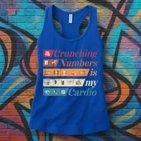 Accountant Bookkeeper Accounting Crunching Numbers Funny Cool Gift Women's Tank Top thumb 3