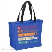 Accountant Bookkeeper Accounting Crunching Numbers Funny Cool Gift Tote Bag thumb 2