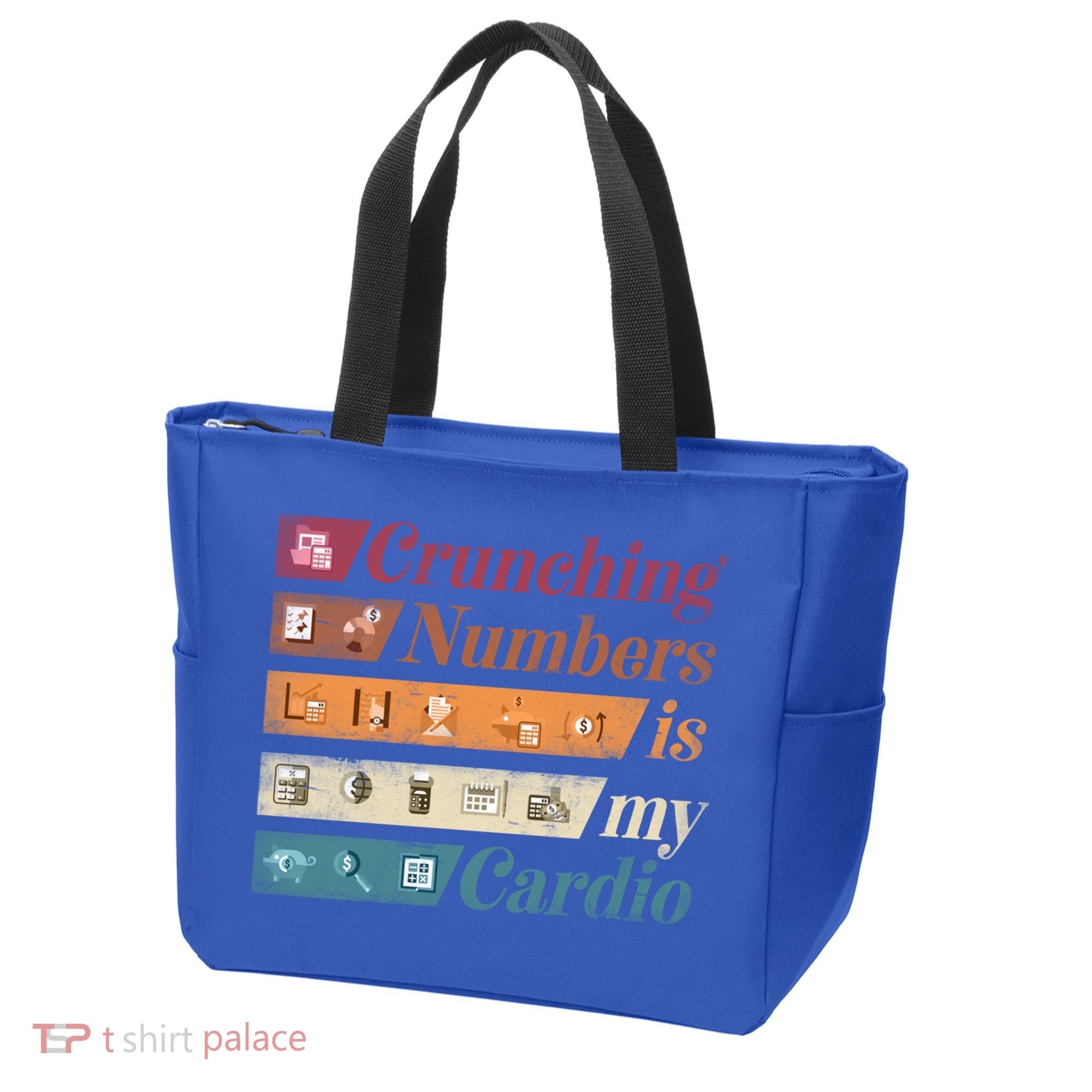 Accountant Bookkeeper Accounting Crunching Numbers Funny Cool Gift Tote Bag