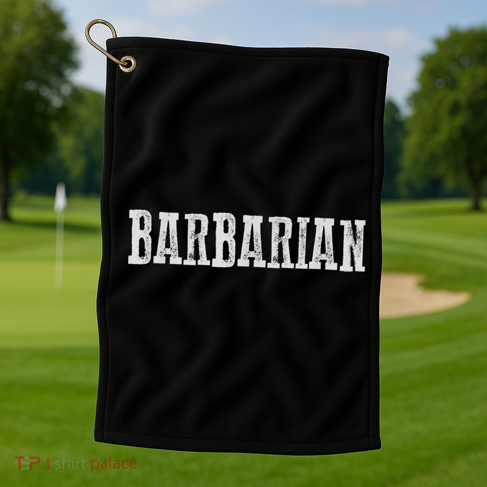Awesome BARBARIAN Golf Towel