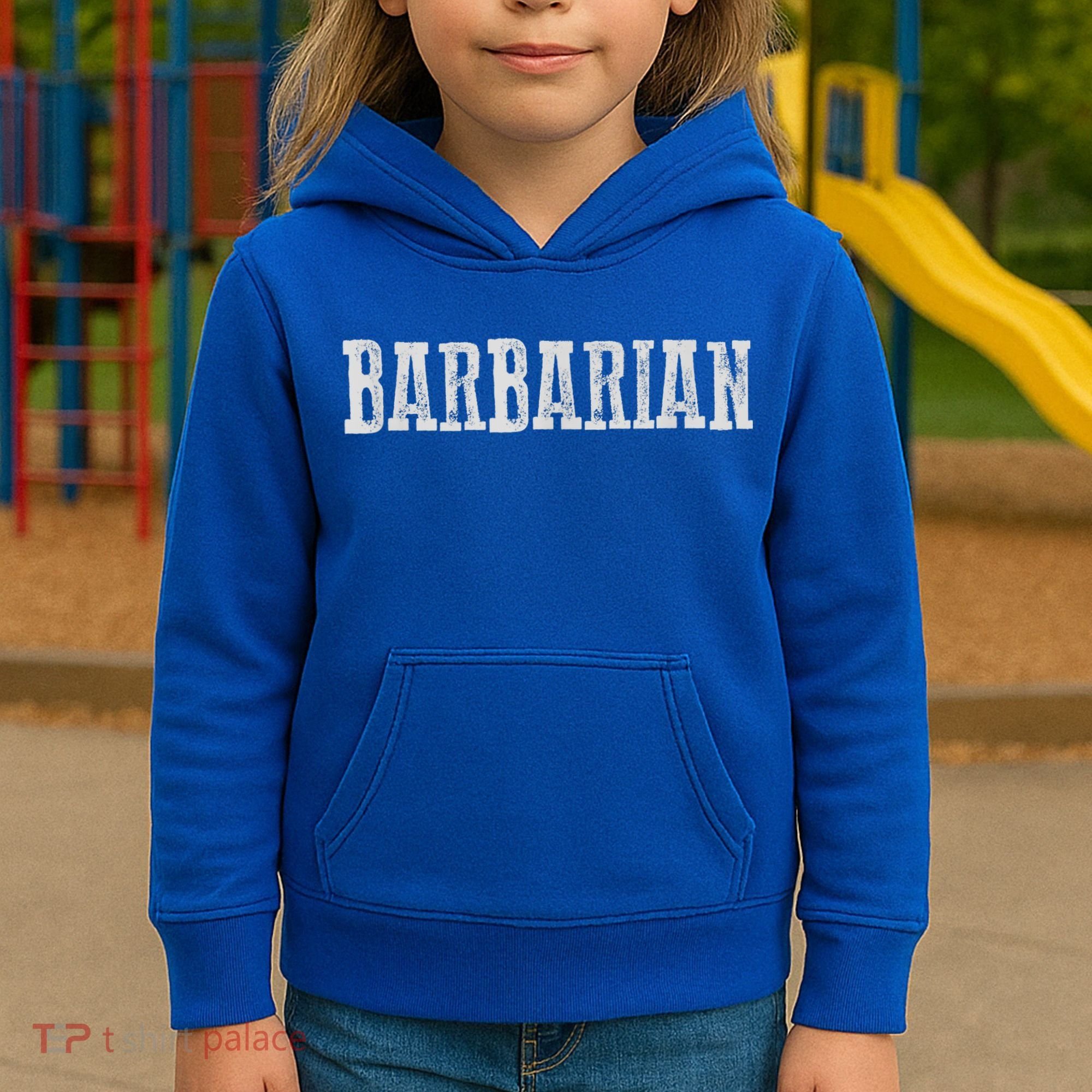 Awesome BARBARIAN Kids Hoodie
