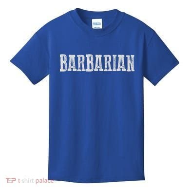 Awesome BARBARIAN Kids T-Shirt