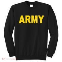 Army Black And Yellow Imprint Sweatshirt thumb 0