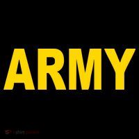 Army Black And Yellow Imprint Sweatshirt thumb 3