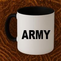 Army Black And Yellow Imprint Coffee Mug thumb 2