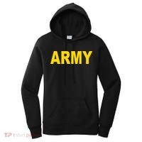 Army Black And Yellow Imprint Women's Hoodie thumb 0