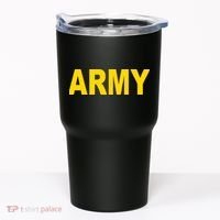 Army Black And Yellow Imprint Tumbler thumb 0
