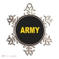 Army Black And Yellow Imprint Ornament thumb 0