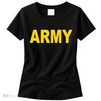 Army Black And Yellow Imprint Women's T-Shirt thumb 0