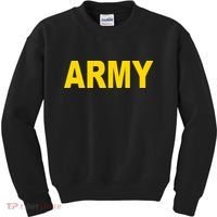 Army Black And Yellow Imprint Kids Sweatshirt thumb 0