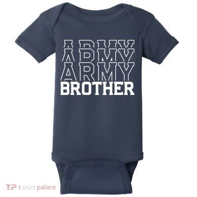 Army Brother Baby Bodysuit