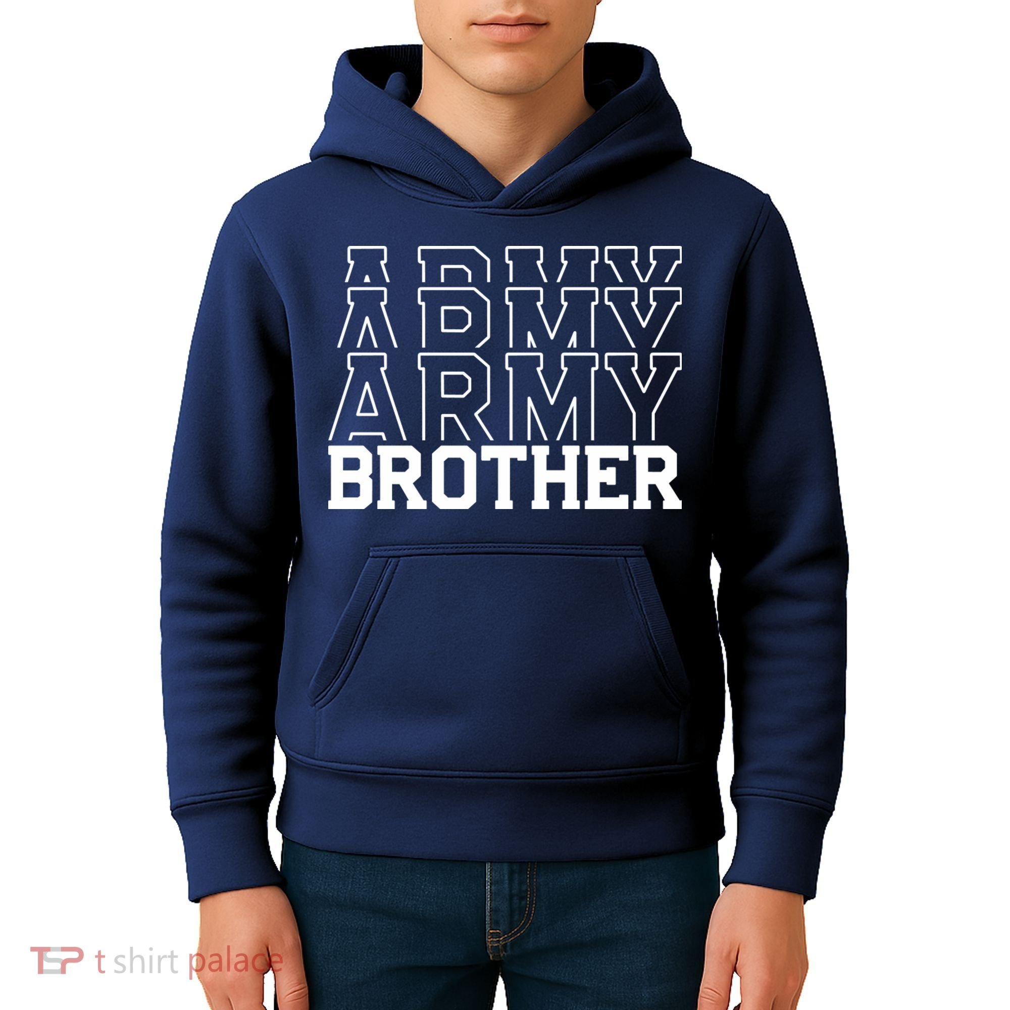 Army Brother Kids Hoodie