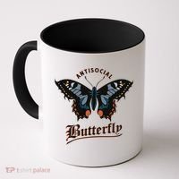 Antisocial Butterfly Coffee Mug thumb 0