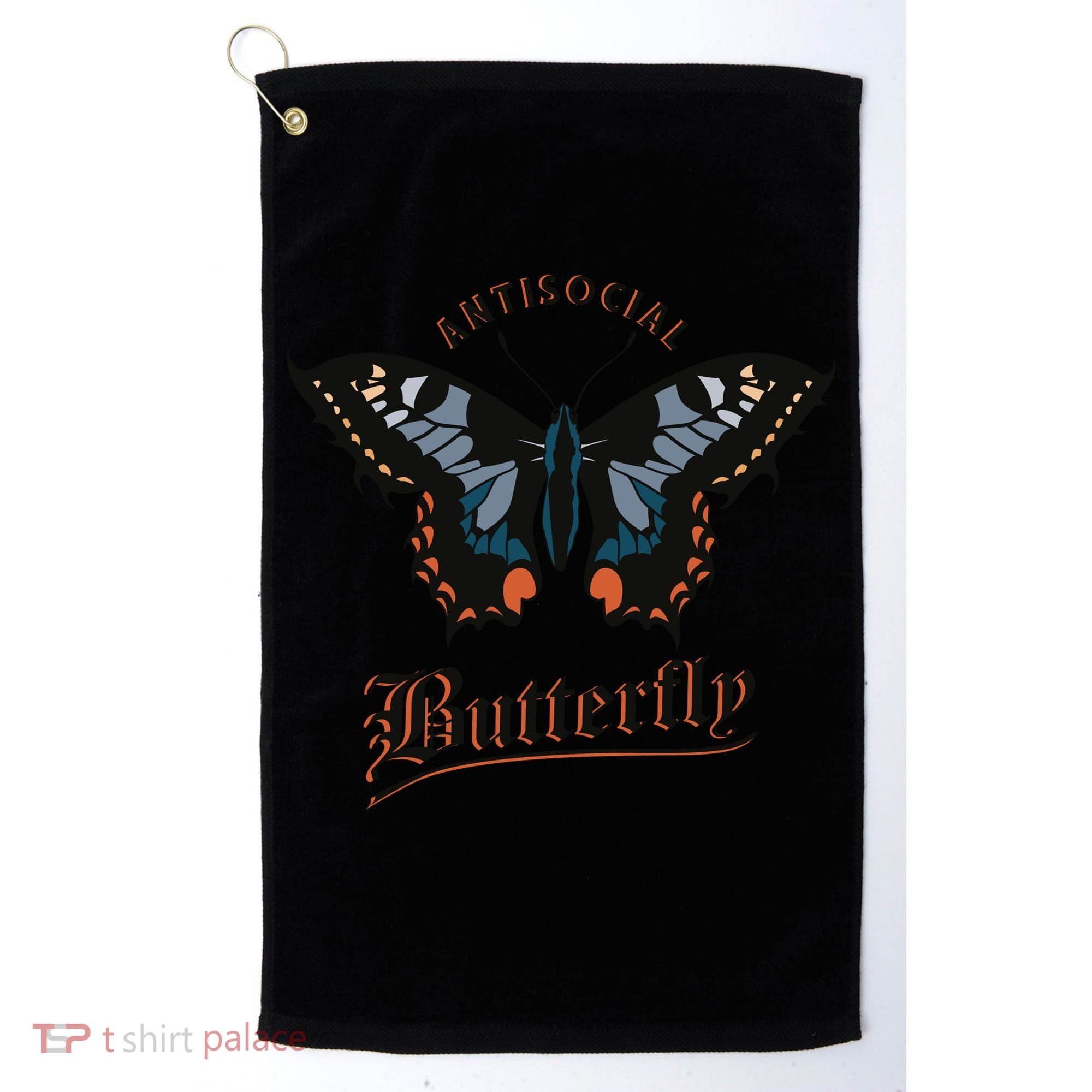 Antisocial Butterfly Golf Towel