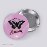 Antisocial Butterfly Button thumb 0