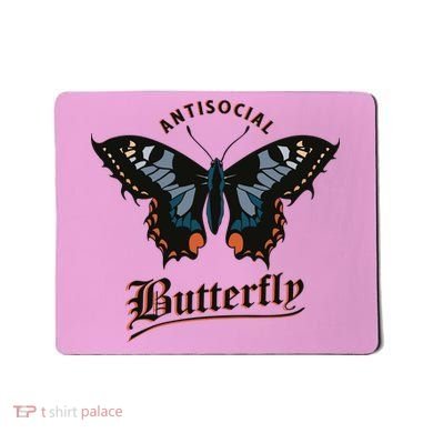 Antisocial Butterfly Mousepad