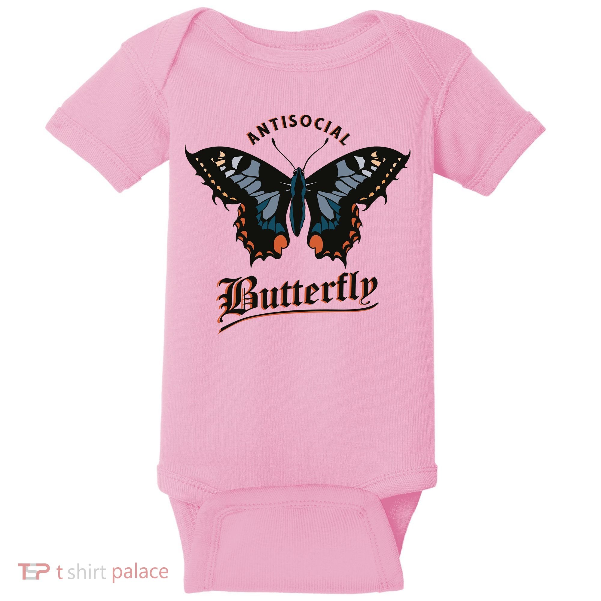Antisocial Butterfly Baby Bodysuit