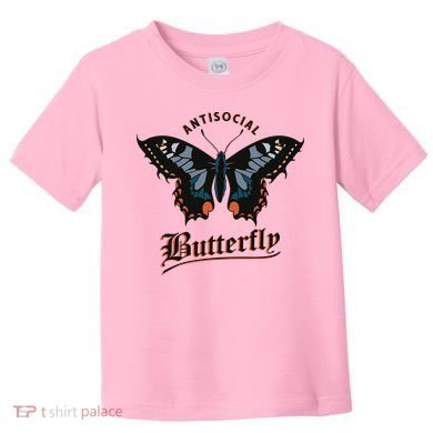Antisocial Butterfly Toddler T-Shirt