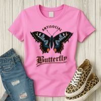 Antisocial Butterfly Women's T-Shirt thumb 3