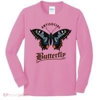Antisocial Butterfly Kids Long Sleeve Shirt thumb 0
