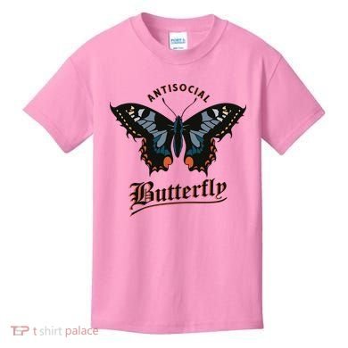 Antisocial Butterfly Kids T-Shirt